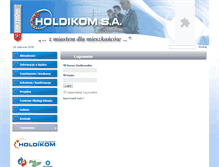 Tablet Screenshot of holdikom.com.pl